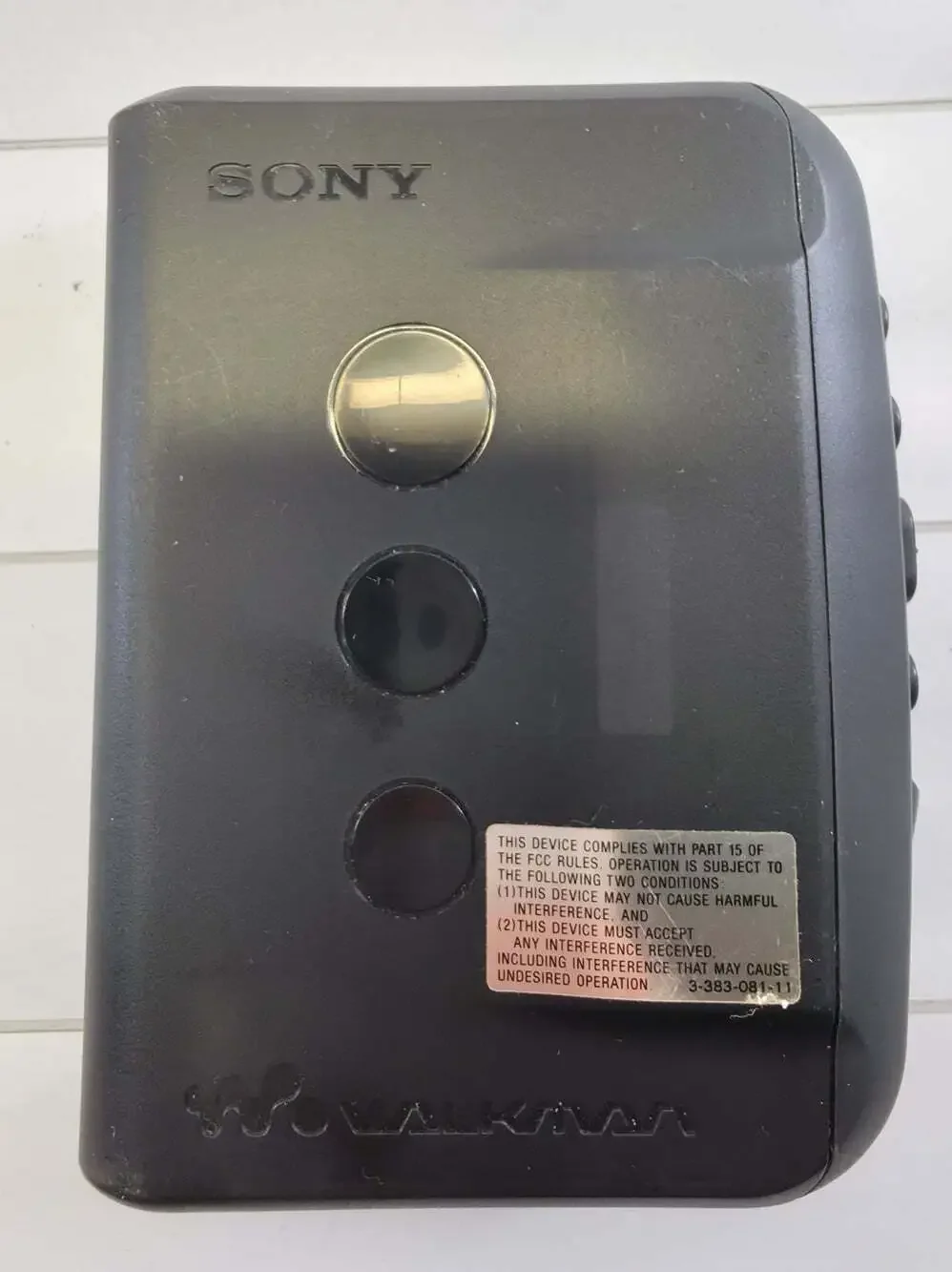 Sony Walkman WM-FX290 AM/FM Weather Band Cassette Player Tested Working Silver